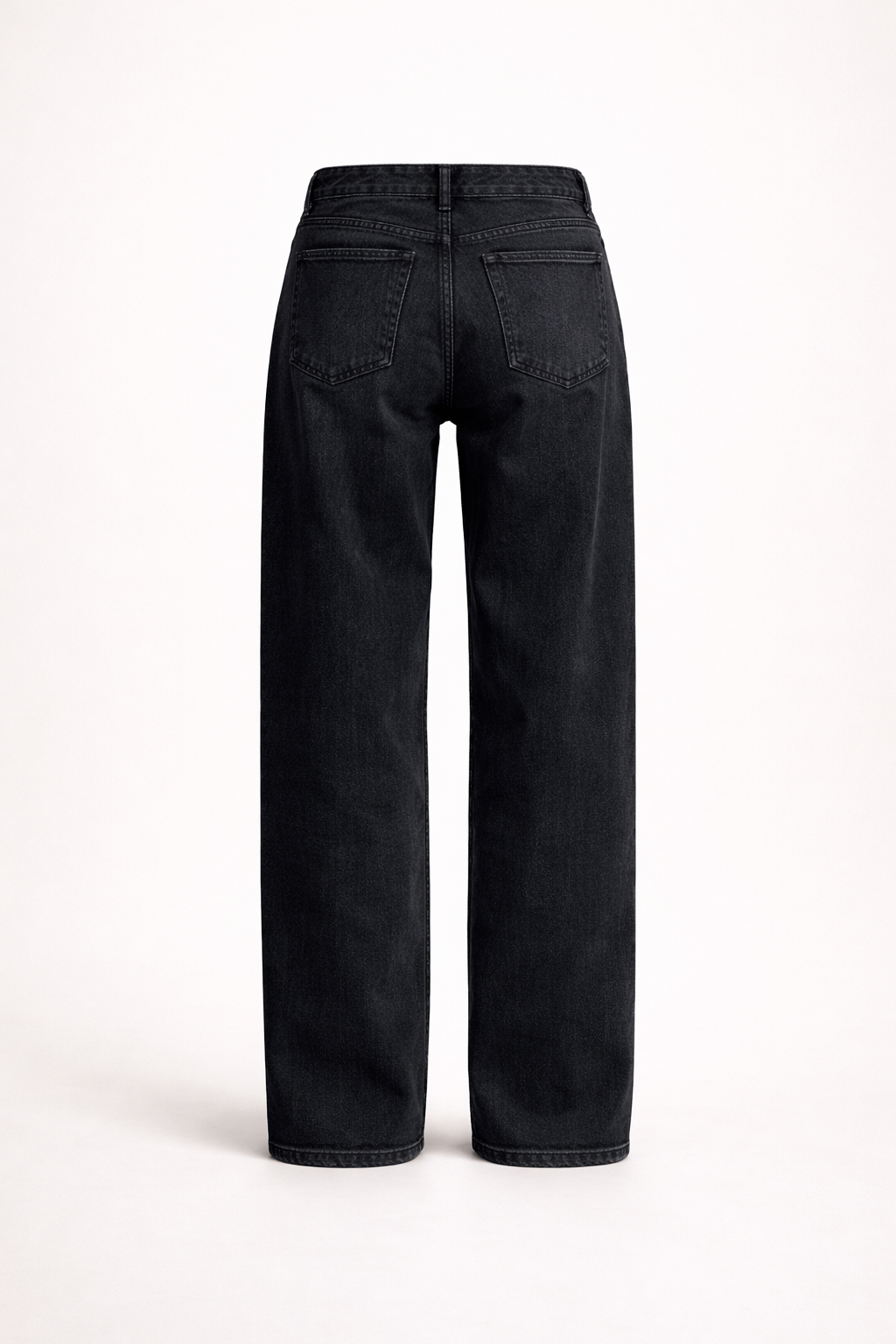 Black Baggy Jeans Regular Waist