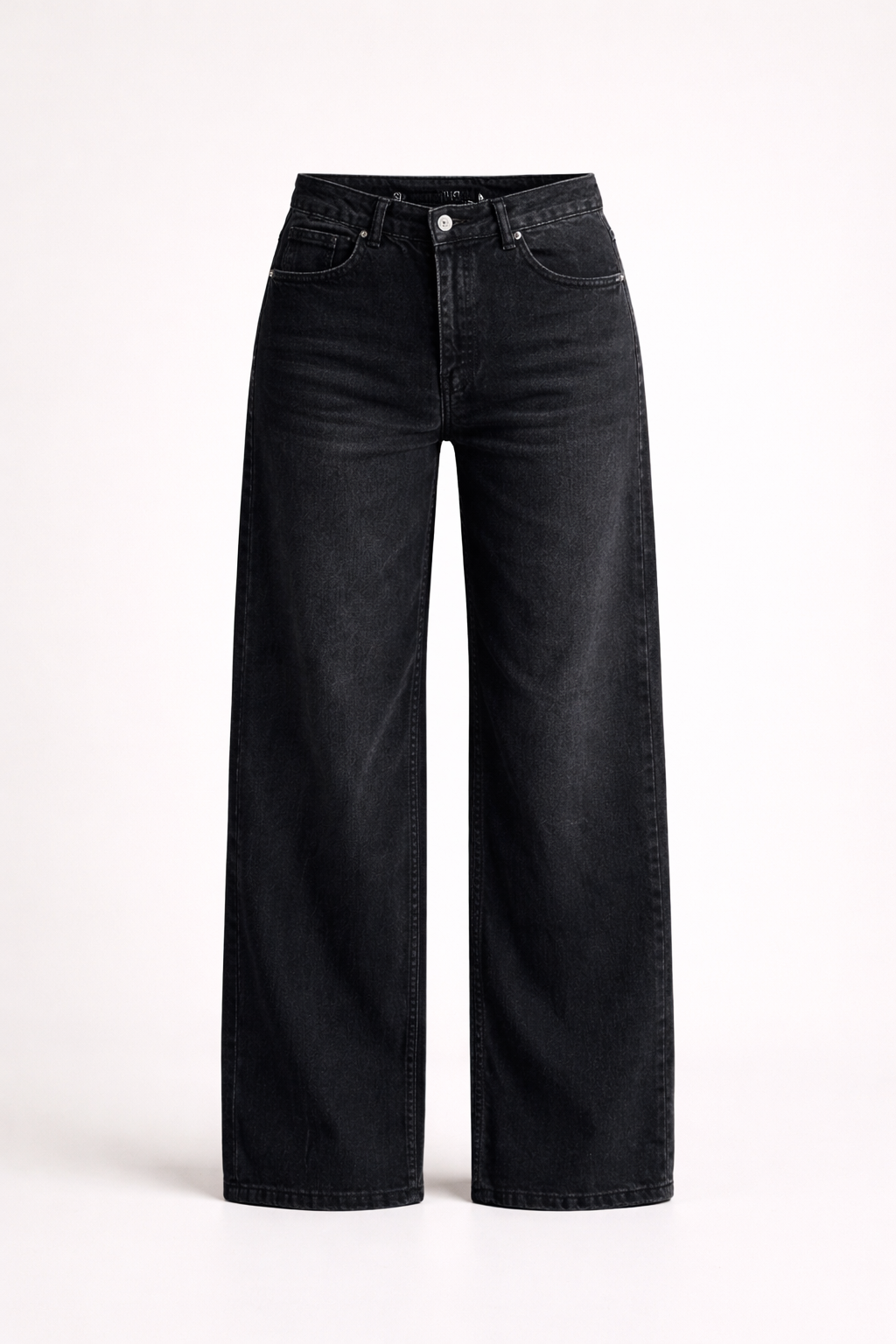 Black Baggy Jeans Regular Waist