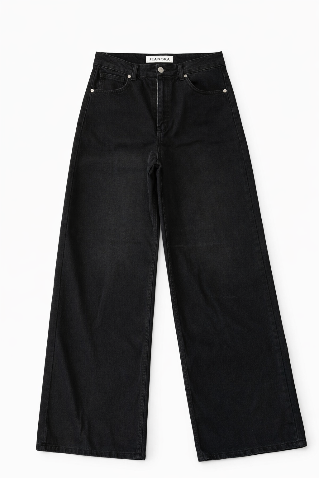 Black Baggy Jeans Regular Waist