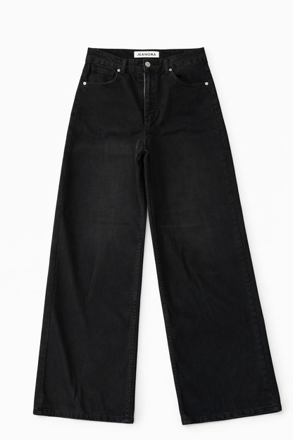 Black Baggy Jeans Regular Waist